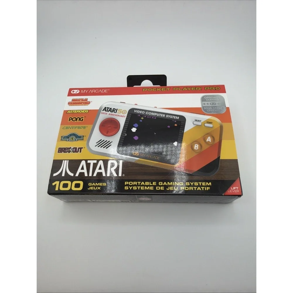 My Arcade Atari Pocket Player Pro: Portable Video Game System 100 Games